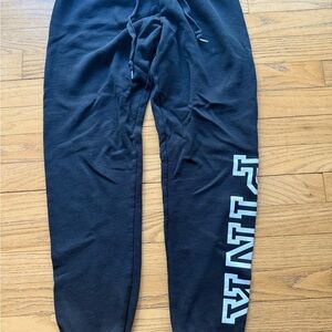 PINK Victoria's Secret Black Sweatpants Joggers